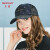 カロモ2019春夏新作帽子の立体的な絵案の日の帽子のカウボレの女性の夏の通気性ネトリのハッチの帽子の屋外の日よけ帽子の3632黒は调节することとなります（57 cm）
