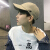 帽子男韩国版野球帽夏カジュアルフルファゴットハット黒学生遮光パン黒
