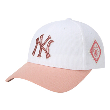 MLB子供帽子男童女野球帽韓国版ハンティング四季モデル4-7歳ホワイトNyキャッチャー周は49 cm-51 cmで調節します。