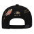MLB野球帽男女供帽子刺繍花予ビミツバチハジッチハッチチチハッチチチチチハーツ4-8歳黒蜂帽のサイズは49 cm-51 cmで調節します。