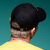 ウェルドディナ帽子男女野球帽アウドアスポスポーツ选手ジュア韩国版布ハング帽MZ 067黒フーズ
