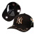 mlbプロ野球帽男女兼用恋人帽子女性NYヤンキースハーチチチチ韩国版四季遮光帽黒金标NY 32 CPFN 741-50 Lで55-59 cm调节です。