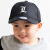 イドディナ帽子男女子供野球L字母アジサイ2-6歳子供遮光ハング帽MZ 123黒48-52 cm