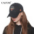 CACUSS B 0204ハンチ帽男女立体刺繍タイガ-遮光野球帽の日焼き帽子黒