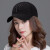 四季の帽子男女ハンティング帽韩国版ファンシーハープ春夏の黒い野球帽男性のブロッキング文字の平均は55-60で调整します。