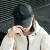 BABABABAMA男女ヒップホップ韩国版个性ハンティング帽アウドスポットライト男性ファンシー恋人遮光帽子黒