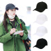 【韓国ダレクメル】MLB野球帽のニホーン帽子男性韓国版ファンシー男女学生ラ純色刺繍ハチ黒/NY F/フーリズ