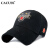 CACUSS B 0204ハンチ帽男女立体刺繍タイガ-遮光野球帽の日焼き帽子黒