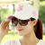 唯姿秀帽子男性女性韩国版ファンシー野球帽潮四季カジュア恋人の日焼き止めハング帽キンジャキ(黒)サイズ调节がきます。