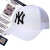 MLB韩国の店舗の商品の米プロ野球韩国版の男女共通の恋人の野球の帽子のファッションNy洋基チムは简単にレジカです。春夏ネトの帽子の学生のハ－チは空気を通して日よけの帽子のネ－トの暗い帽子のNy白字の调节の金を遮ります。