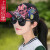 上海のストレーブの帽子の女性の韩国版の濡れた屋外のレジャの百组のハンチリングの帽子の刺繍の日よけの纯绵の遮光する帽子の黒の平均サイズの56-58 cmでグールです。