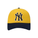 MLB夏子供野球帽ネトル帽百合の日割ハジップNYヤンキース黄色NY 3(53 CM-55 CM)