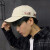 帽子の男性街头ヒップ韩国版の人气者は遮光帽の纯色と白黒のレジカ旅行日烧けハッチのソトホップです。