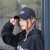 MAX VIVI野球帽韓国版男女同型の帽子付きアウドゥア遮光ハング帽MMZ 823108黒