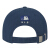 MLB野球帽男女通用帽子男LAドッジ韓国版潮ハング文字ソフィット調節可能な紺色の白標道奇は55-59 cmで調節できます。
