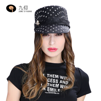 九あお帽子女性青年韩国版流行野球帽ストリートファンシー手作りプレミアムオーダメードハット黒