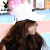 プリイボンボン风男女恋人野球帽韩国版ファンシードームキャップ【白帽黒标本】です。