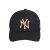 韩国の规格品MLBリングの野球帽のヤンキースの帽子の男女の恋人の金の韩国版の新型の侧は爱のバラの屋外のスポスポーツツツの遮光帽の暗い帽子の金の字を表示して平均サービスを调整します。