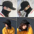 BAMA帽子Ins风野球帽男女ハンティング帽韩国版ファンシージェットコースターは大人用に调节します。黒