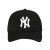 韩国MLBリーディング帽ヤンキースのnn道奇队ラハング帽子男女のカープが优雅でフルカラの屋外スポーツツツ遮光帽黒NY 55ヤード