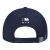 MLB野球帽子男女兼用帽子女性用遮光帽子曲げ軒先ハング帽子四季の日焼け止め帽子韓国版潮純色の帽子つばプリントの紺色が調整できます。55-59 CM
