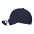 MLB野球帽子男女兼用帽子女性用遮光帽子曲げ軒先ハング帽子四季の日焼け止め帽子韓国版潮純色の帽子つばプリントの紺色が調整できます。55-59 CM