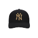 MLB韩国の规格品NYEヤンキースのスワロフスキーの男女の恋人の曲がった轩の野球の帽子の潮流の百が太阳の帽子のハーンのハッチのハッチの帽子の黒のドレールの金の标识のNYに乗ります。