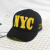 タップの青年接触线春夏新作ク韩国版男女帽子遮光野球帽男性女性帽子NYCアルファパンク帽黒が调节します。