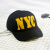 タップの青年接触线春夏新作ク韩国版男女帽子遮光野球帽男性女性帽子NYCアルファパンク帽黒が调节します。
