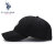 U.S.POLO ASSN.帽子男女兼用野球帽夏ポリエストの遮光帽ファッションハンチング帽スポーツ純色ヒップホップ帽子SMZOO-603黒