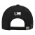 MLB野球帽男女通用帽子韩国版曲った轩先ハング帽NYヤンキーススポーツ太阳帽子四季モデル8-13歳黒白标NYは52 cm-55 cm调节です。