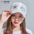 キツキ野球帽子女性夏韩国版ブロードバードハーツカラーカラーカラーカラーカラーカラーカラー帽CB 87853 B个性-白