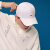 ウェドディック野球帽男女フュージョンハット年齢スポーツ经典纯色基本街ダンスヒップホップ遮光帽子MZ 080白平均サイズ