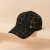 ハットワク(HATTERSHUB)野球帽女性秋冬小香風格子ハンティング帽カージ調節可能57-59 cm